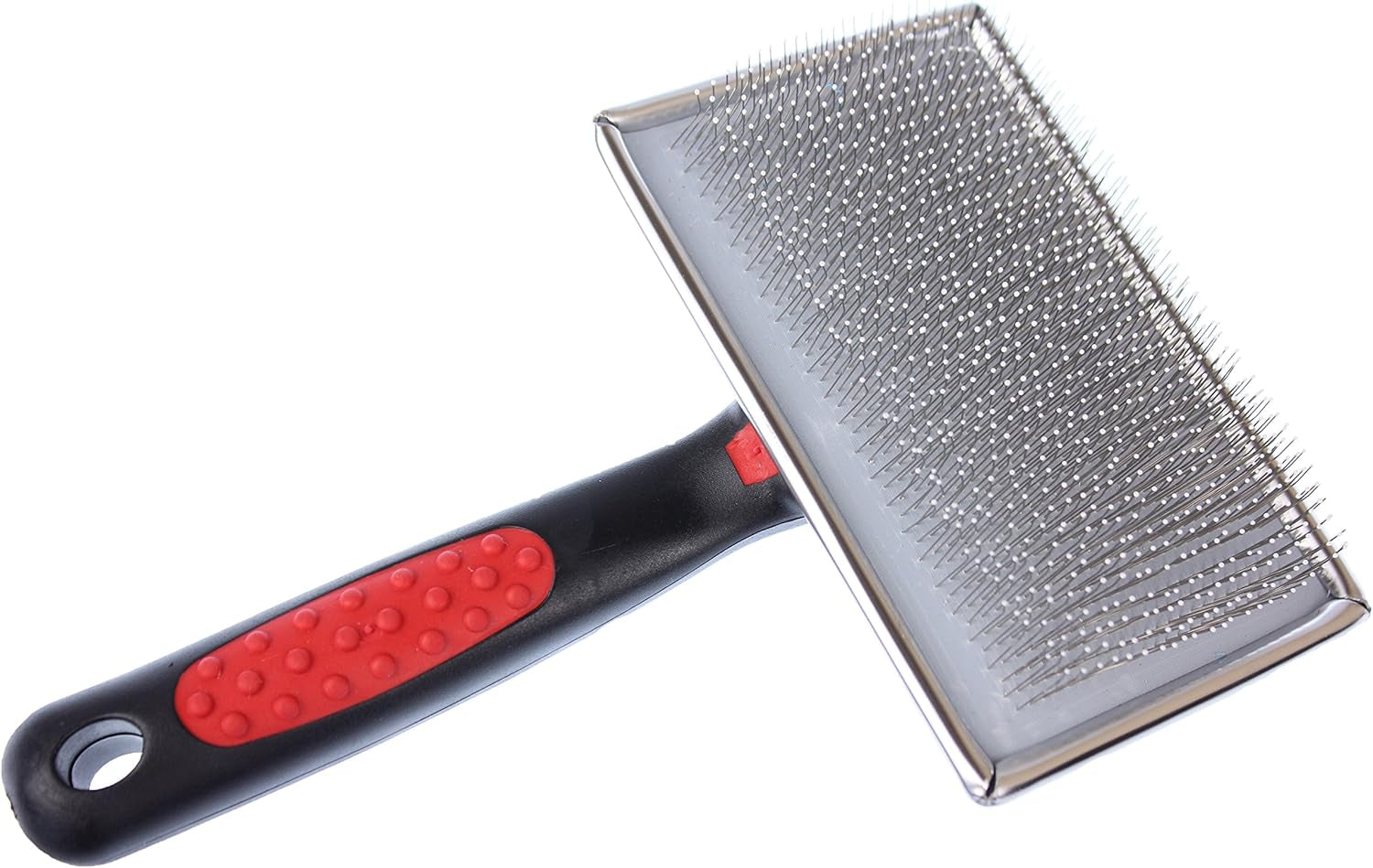 Soft Flat Slicker Brush with Coated Pin Tips, Large/X-Large for Professional Groomers